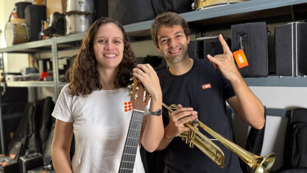 Luiza Massari (COO) e Leonardo Nocito (CEO), da BATS. Crédito: divulgação.